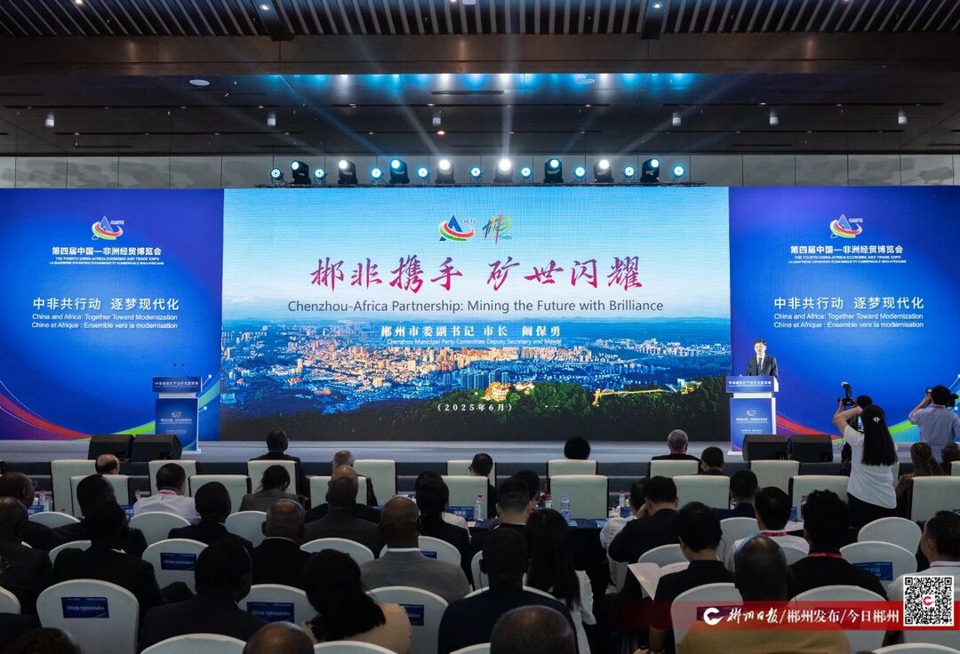 中非绿色矿产合作交流活动举行 阚保勇作主题推介：郴非携手 矿世闪耀