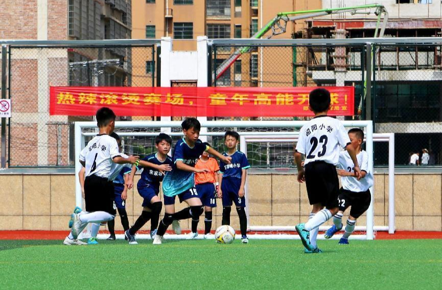 足球少年  热血相约——邵东市举办小学生男子足球联赛