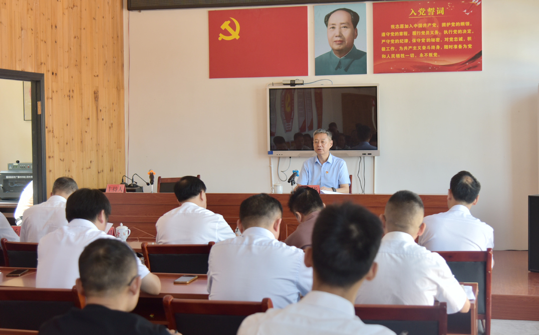 严华在隆回县调研督导并为基层党员讲授党课