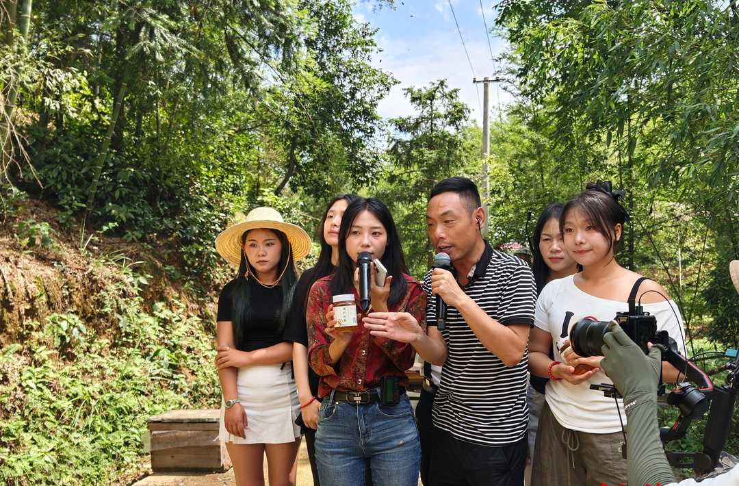 一小时卖出750公斤蜂蜜！衡山这个村借助网红销售本地特产