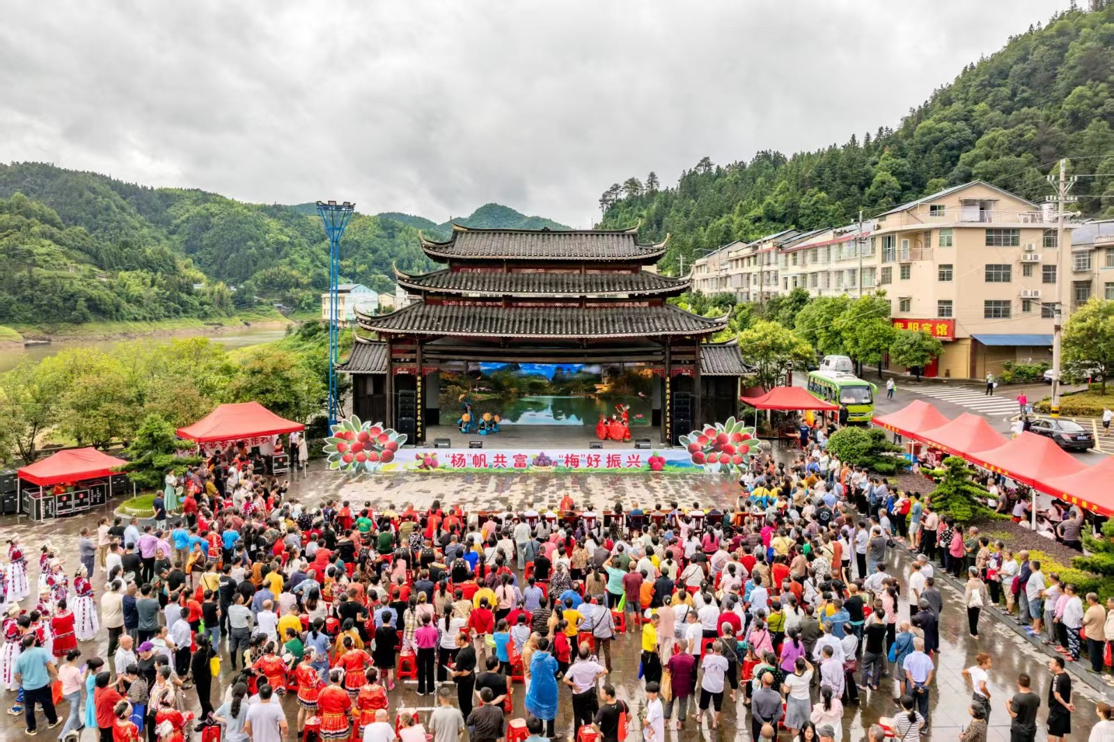會(huì)同縣文化科技衛(wèi)生“三下鄉(xiāng)”暨 “護(hù)苗·綠書(shū)簽”行動(dòng)走進(jìn)漠濱楊梅季