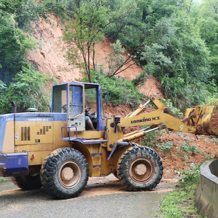 會(huì)同蒲穩(wěn)發(fā)生道路塌方，公路部門緊急處置保暢通