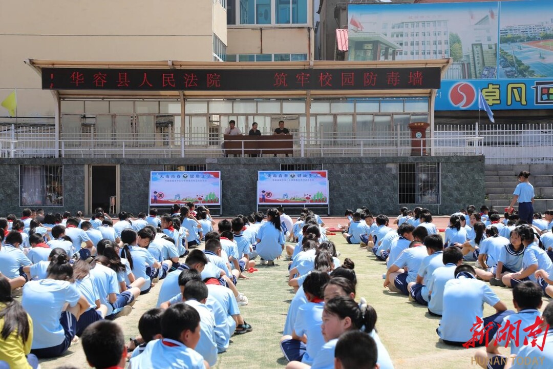 华容：筑牢无毒根基 护航青春成长