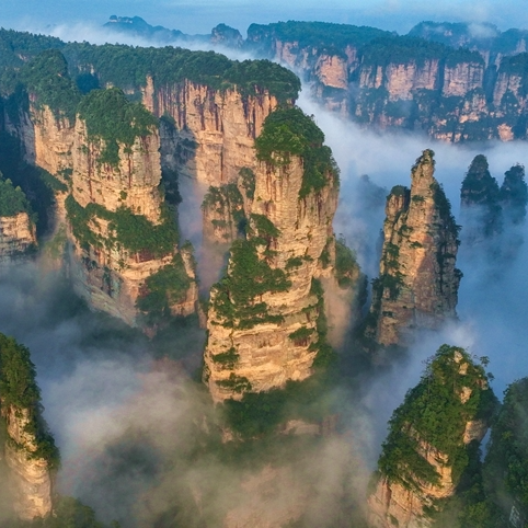 圖集|雨后初晴 武陵源現(xiàn)云海美景