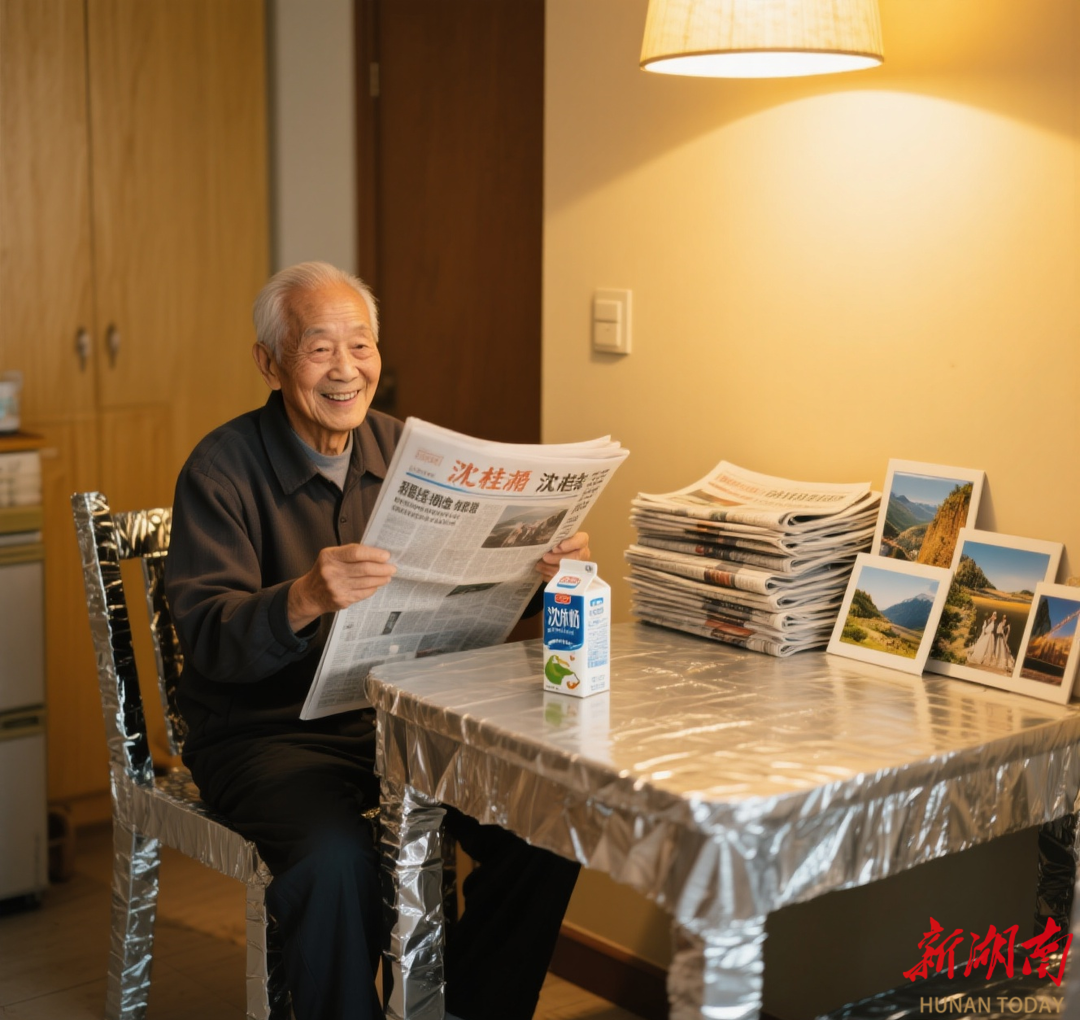 百岁爷爷动手又动脑快快乐乐过好每一天