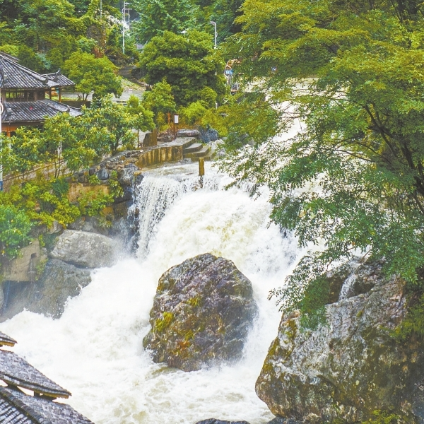 新化县大熊山国家森林公园瀑影叠翠|湖南日报·图片新闻