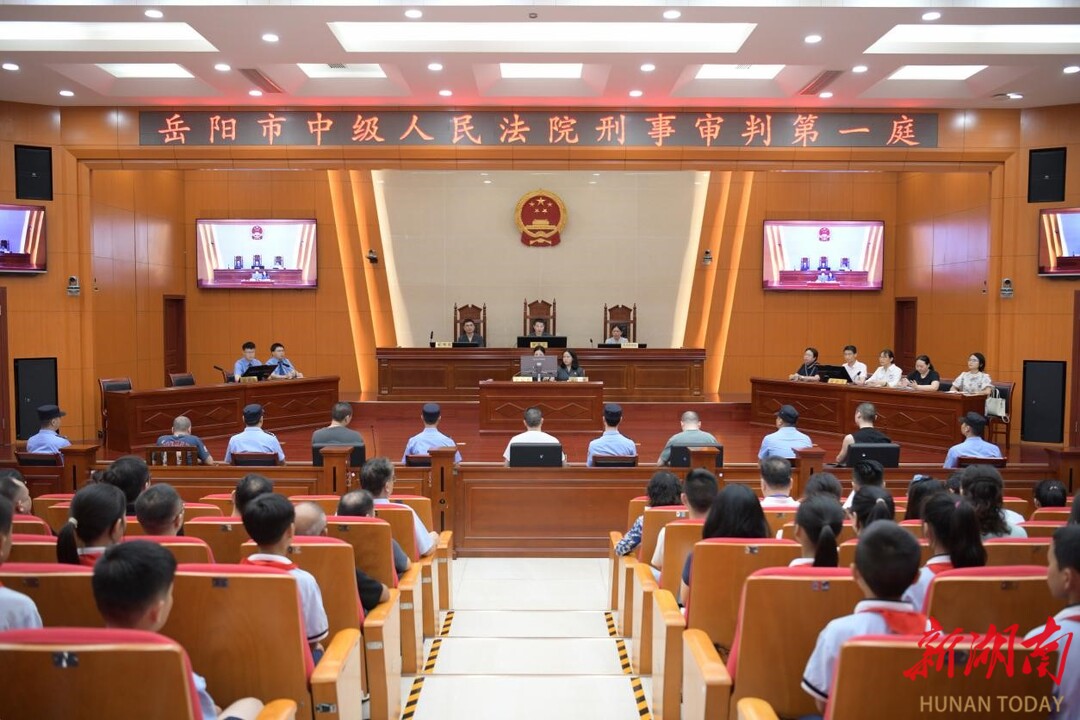 健康人生，绿色无毒！岳阳中院开展禁毒宣传活动