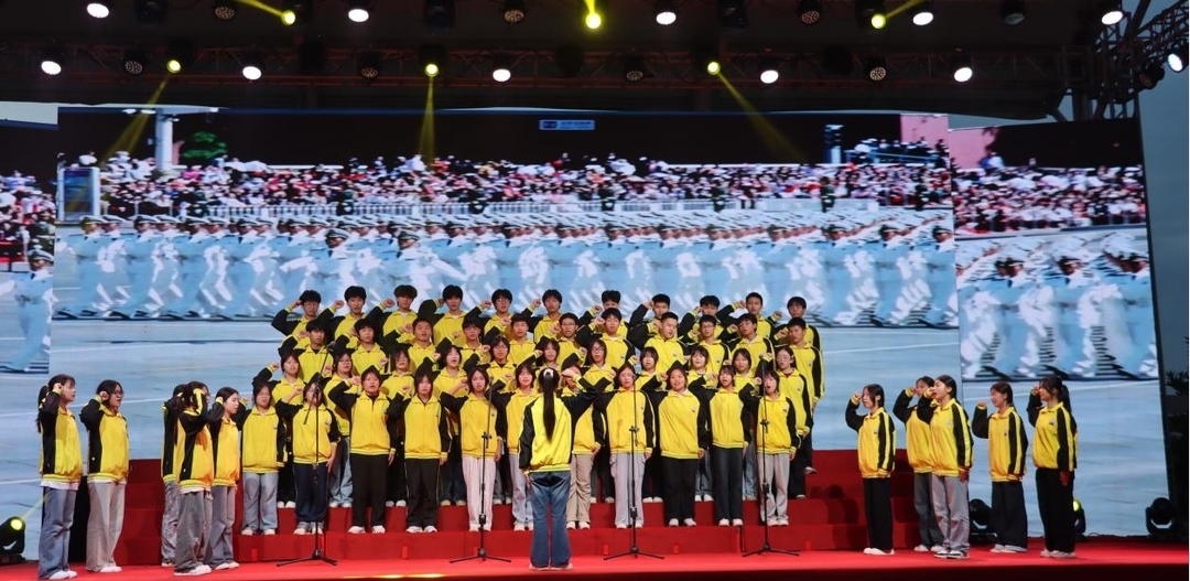 衡南县第九中学举办“班班有歌声”合唱比赛