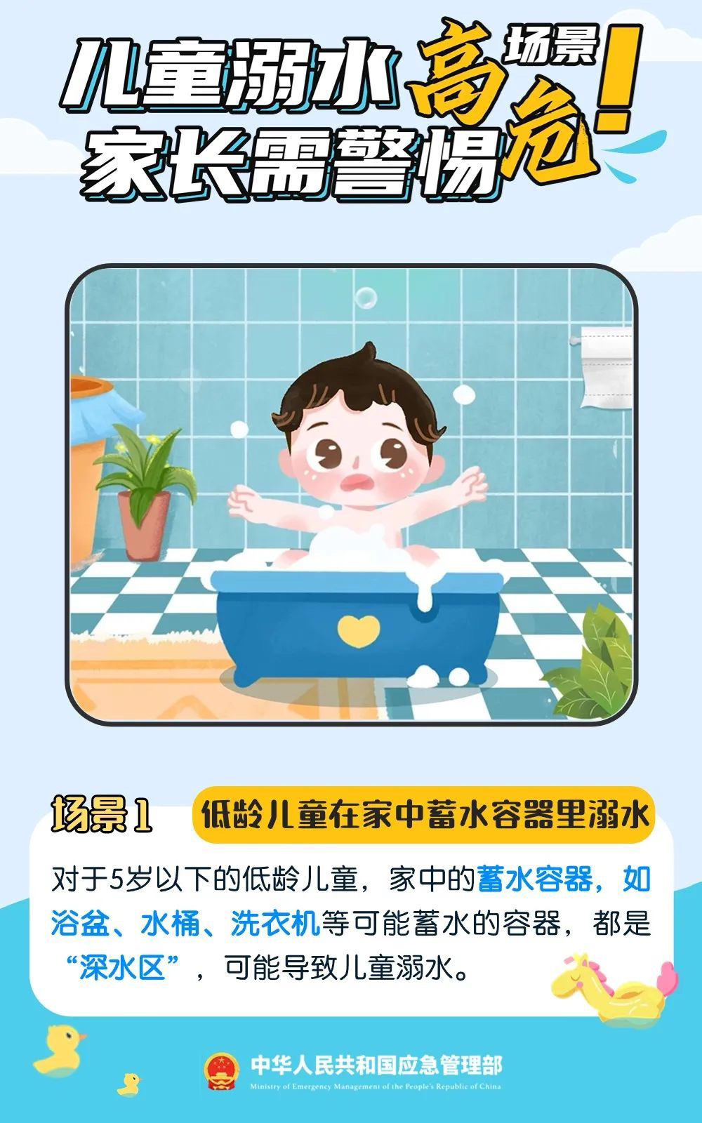 周末·安全提醒 | 个儿童溺水高危场景一定要知道，大图详解→