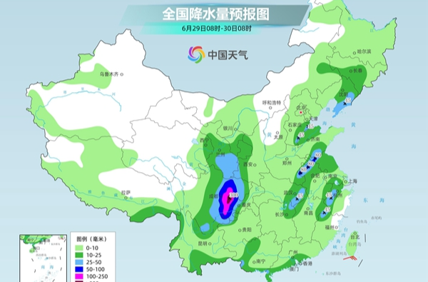 四川盆地等地強(qiáng)降雨發(fā)展 下周我國中東部將現(xiàn)大范圍高溫