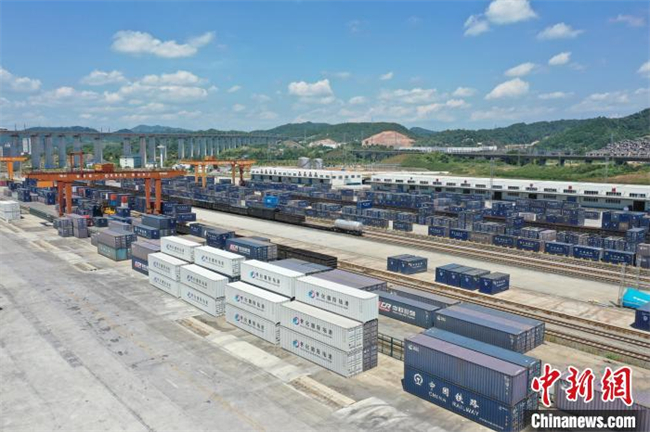 Huaihua International Land Port Handles 481 Freight Train Trips in First Five Months