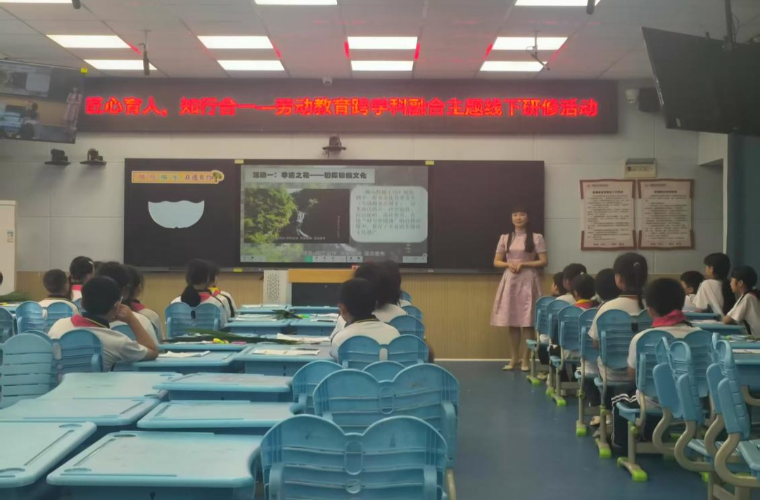 娄底市严建彪小学劳动名师网络工作室开展主题研修活动 