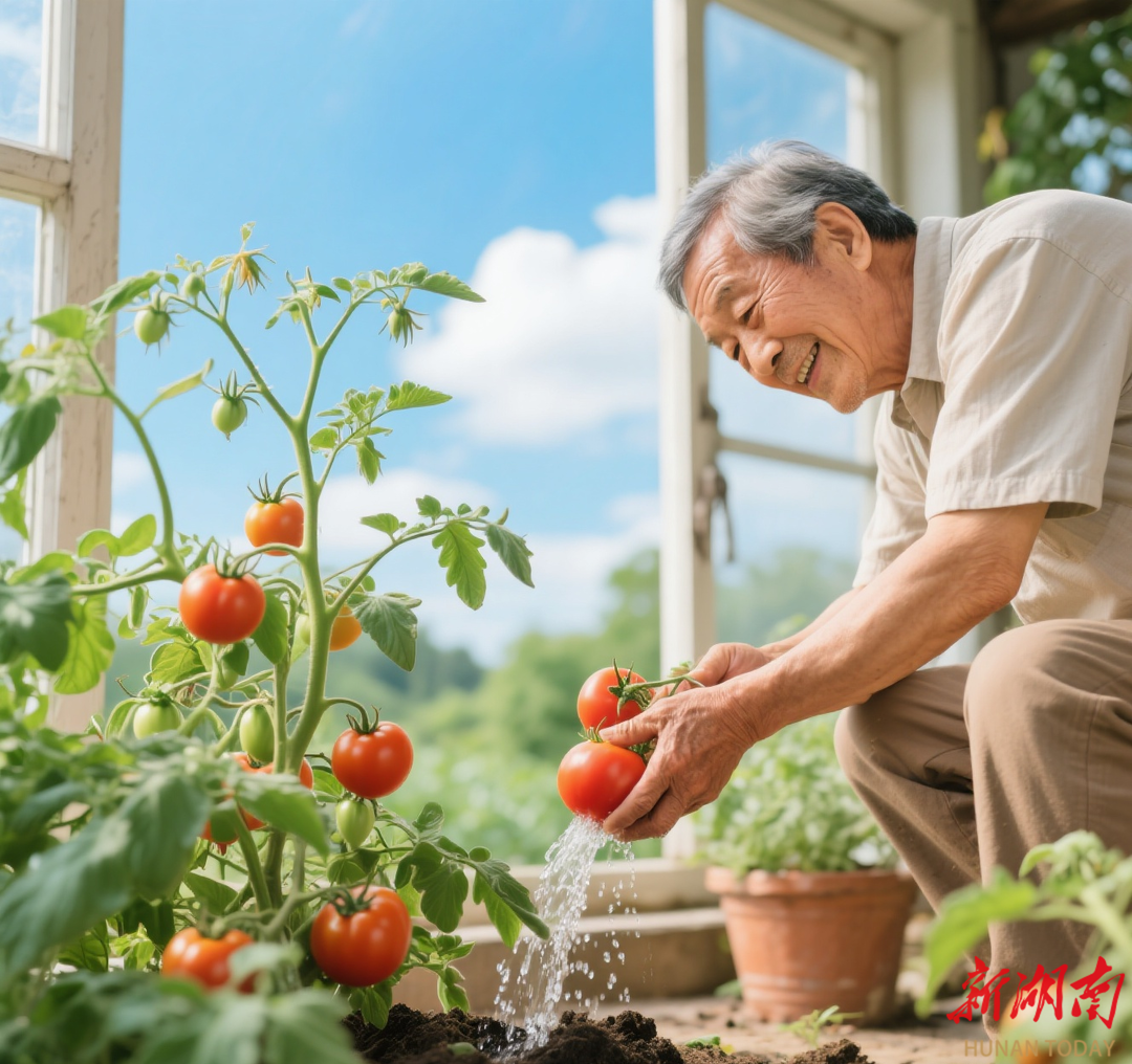 退休老爸當(dāng)菜農(nóng)