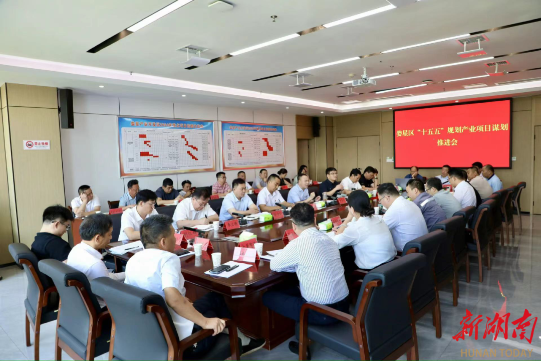 李彥文主持召開婁星區(qū)“十五五”規(guī)劃產業(yè)項目謀劃推進會