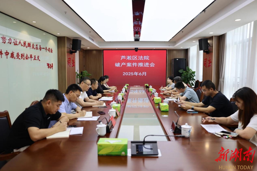 株洲芦淞法院召开破产案件工作推进会