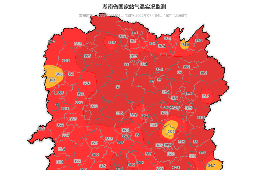 湖南多地迎高溫，一周后全省高溫天氣有望緩解