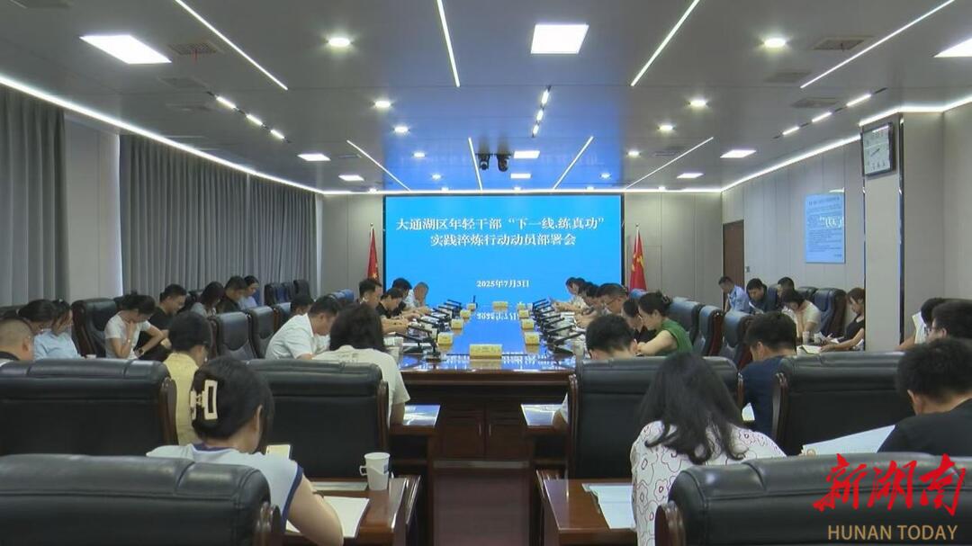 到基層去摔打磨煉！大通湖區(qū)50余名年輕干部“下一線”淬煉提能