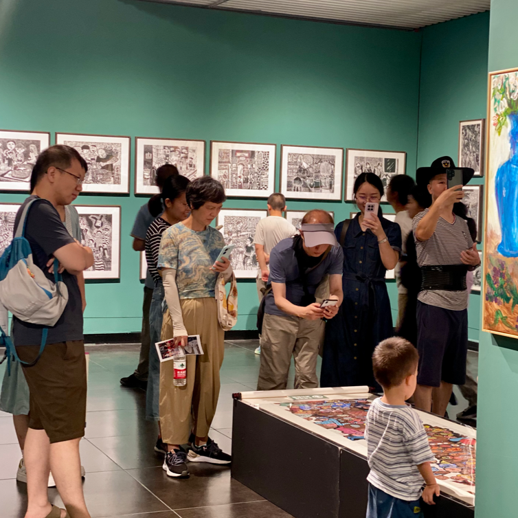 第三屆湖南少兒美術(shù)作品雙年展開(kāi)幕  匯集全國(guó)800多個(gè)作品