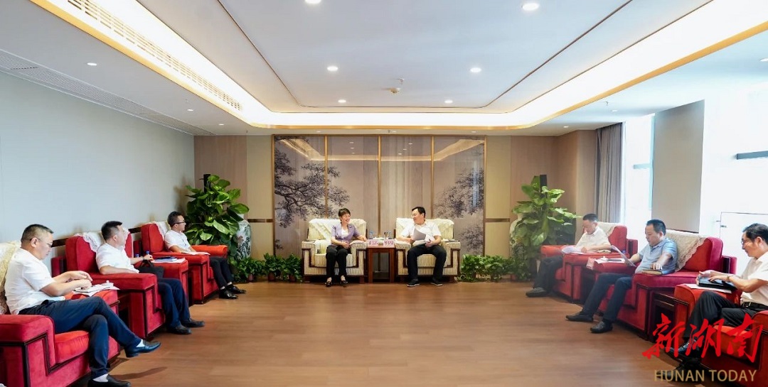 湖南高速集團與開福區(qū)委座談交流