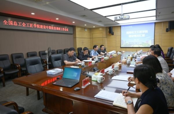 全國總工會(huì)工匠學(xué)院專家組來湖南化工職業(yè)技術(shù)學(xué)院調(diào)研指導(dǎo)工作