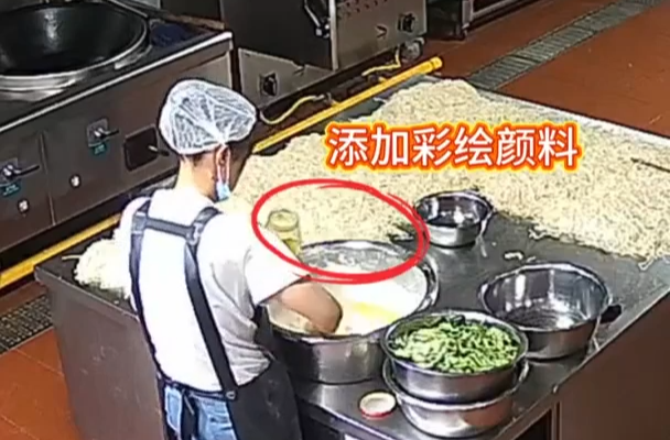 監(jiān)控視頻曝光！甘肅天水幼兒園后廚違規(guī)添加彩繪顏料