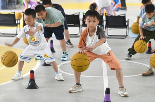 Children Fill Summer Vacation with Sports