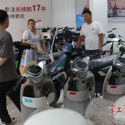 上半年，衡陽(yáng)電動(dòng)自行車以舊換新近萬(wàn)輛