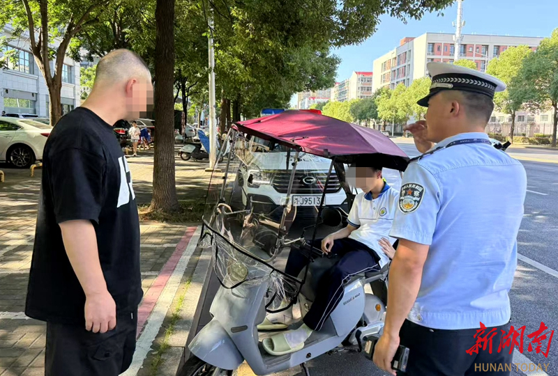 “整治+教育” 常德交警全力守護(hù)暑期學(xué)生安全