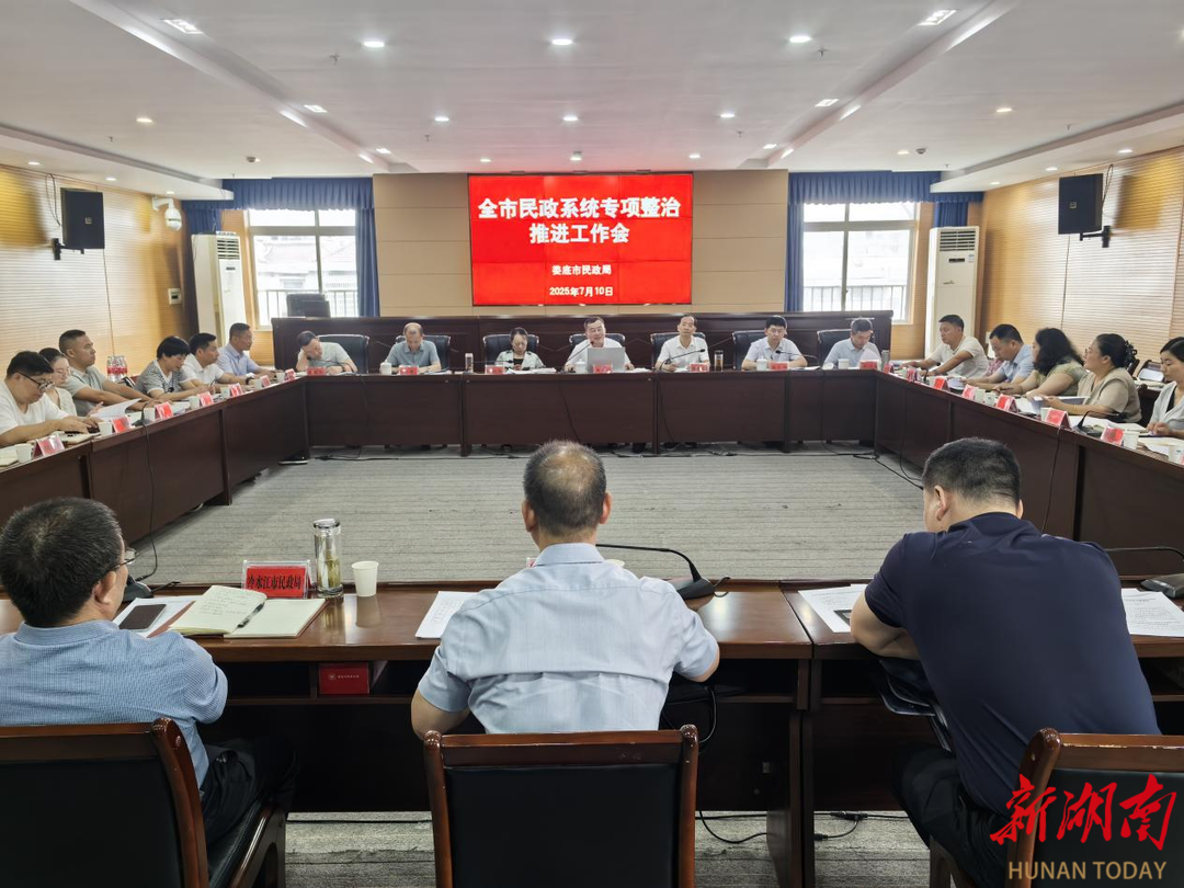 婁底市民政系統(tǒng)專項整治推進(jìn)工作部署會議舉行