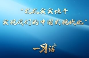 一习话丨“扎扎实实地干，实现我们的中国式现代化”