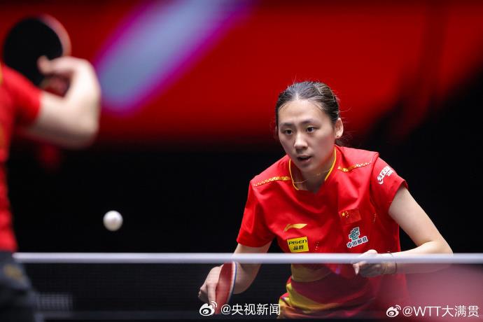 國乒12日WTT賽程：蒯曼一日三戰(zhàn) 孫穎莎/王曼昱沖擊女雙決賽