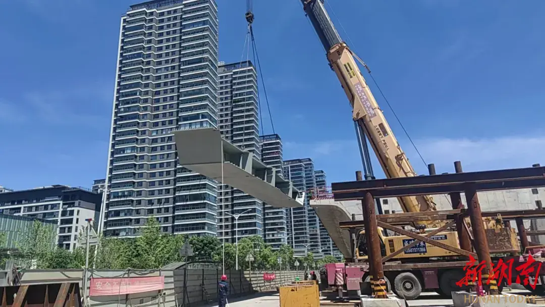 潇湘北路快速化改造项目月亮岛路节点进入冲刺阶段