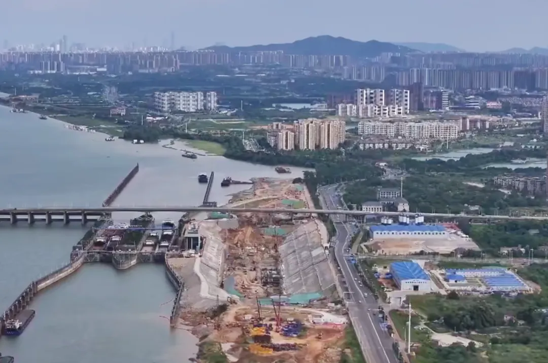 “湘江長城航道”建設進展順利 將助力長株潭“通江達?！? border=