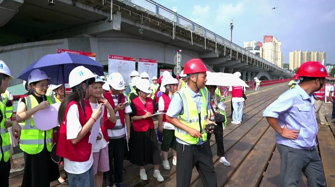 小记者走进桃源沅水大桥拆除重建项目，近距离感受重点民生工程建设进展