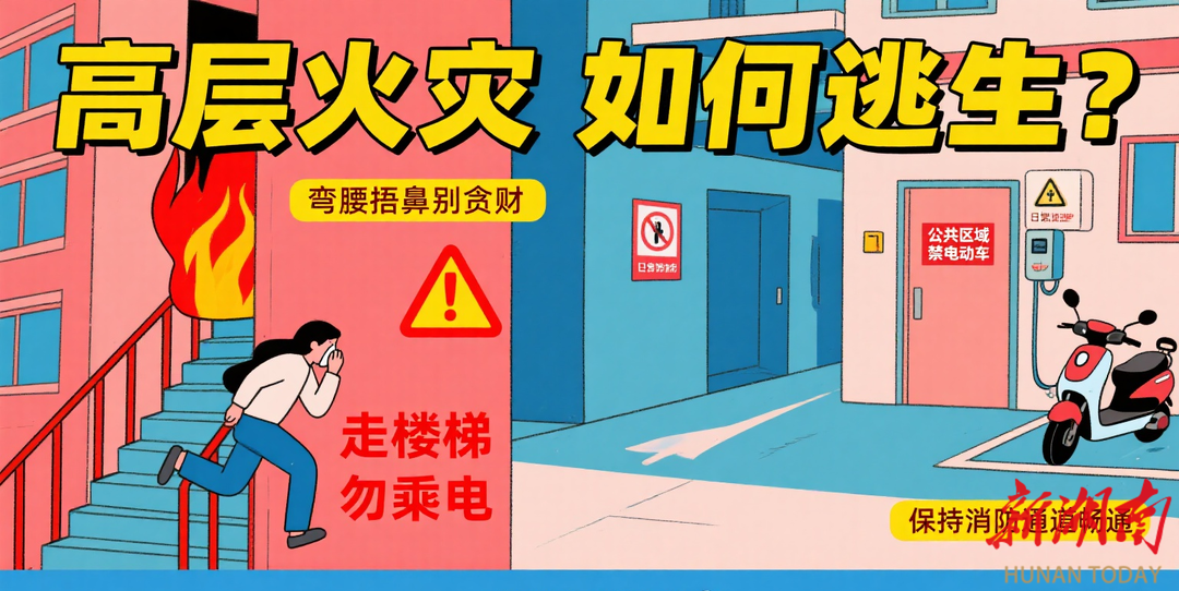 高层火灾如何逃生？
