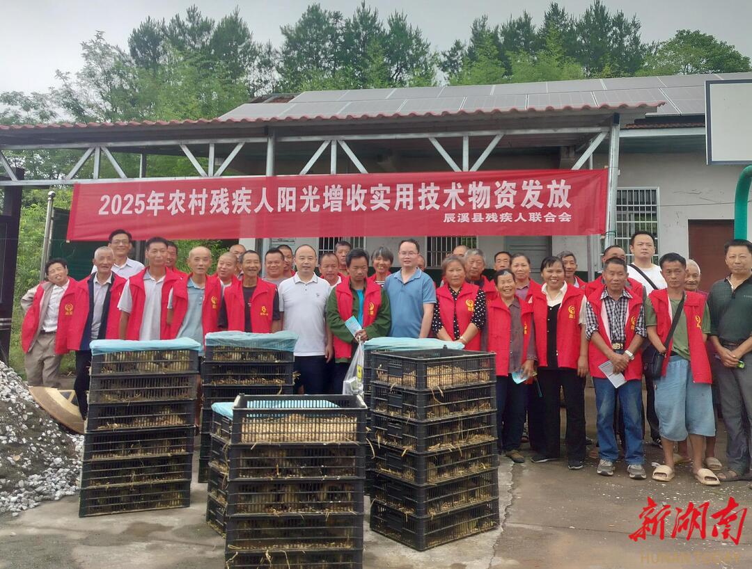 辰溪縣：“陽(yáng)光增收”項(xiàng)目，照亮困難殘疾人增收路
