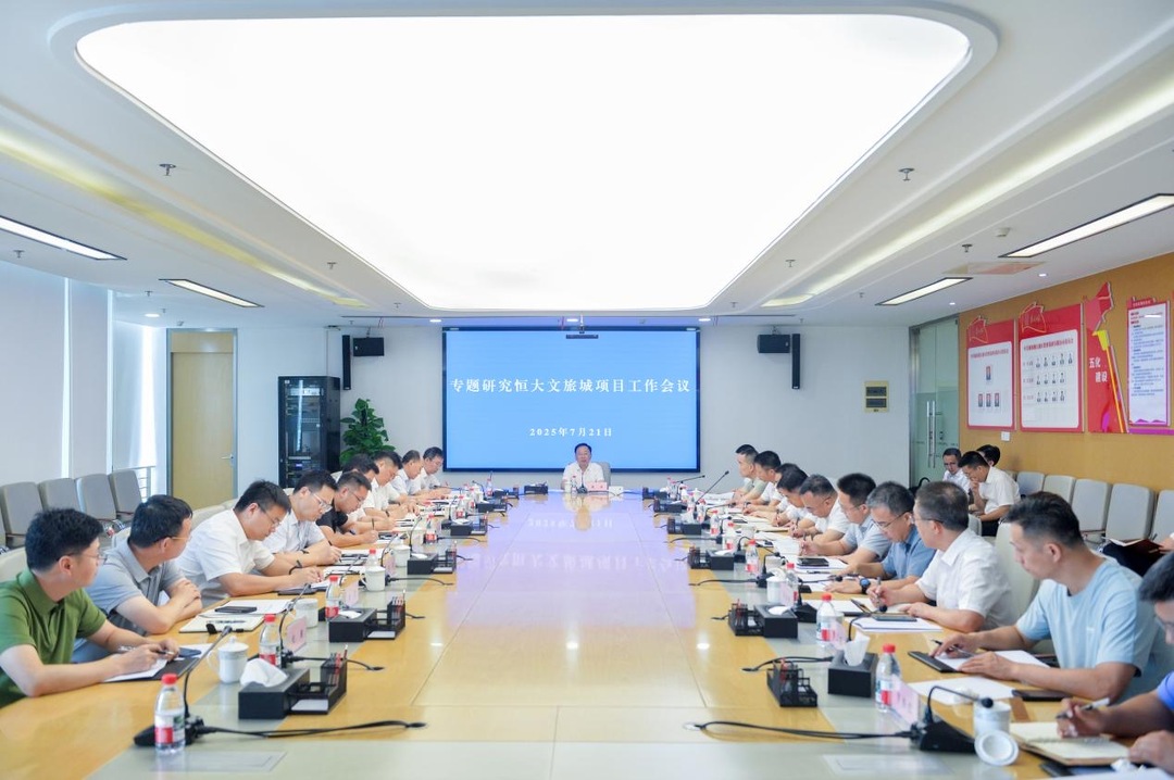 譚勇專題調(diào)研恒大文旅城項目