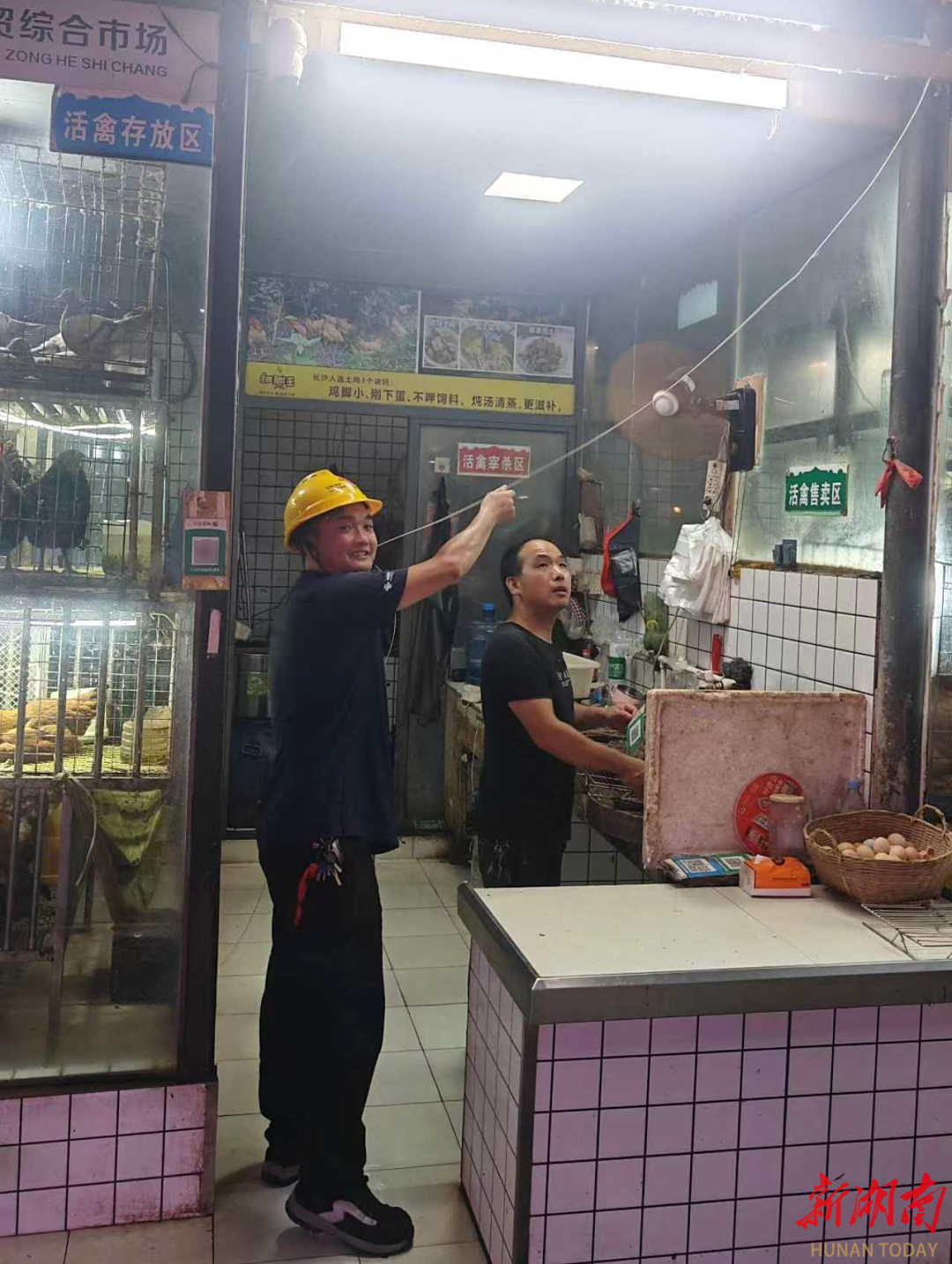 天心区农贸市场装“鹰眼”，让“短斤少两”无所遁形