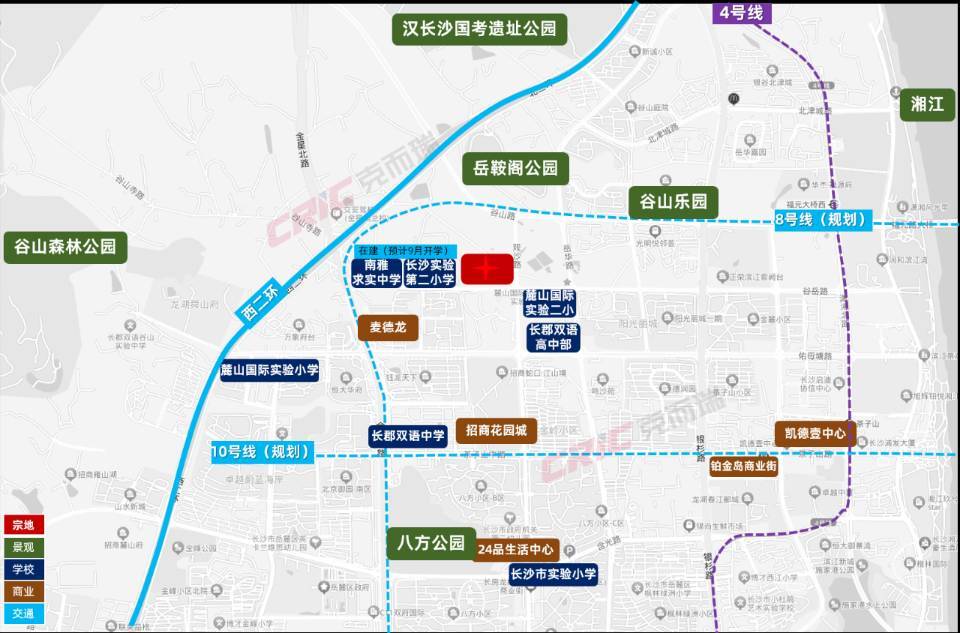 长沙观沙岭片区今年首宗地块出让，成交价为99924万元