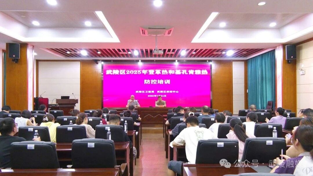 武陵区开展2025年登革热和基孔肯雅热防控培训