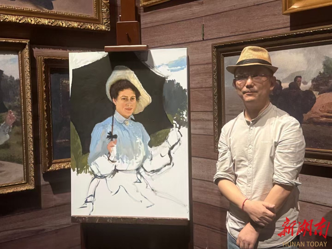 列宾展亮相国博，特邀湘籍艺术家贺羽临摹作品展出
