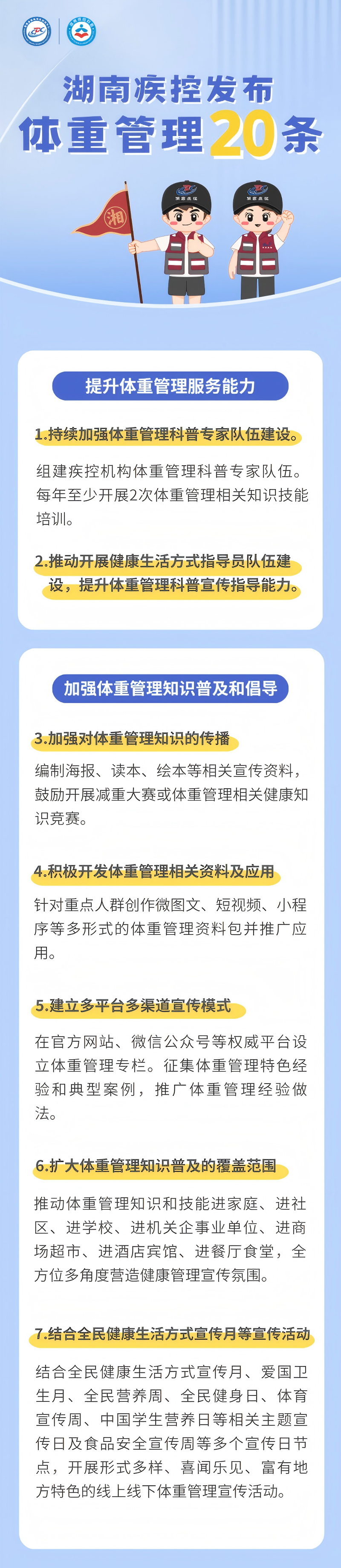 湖南體重管理20條措施來了！