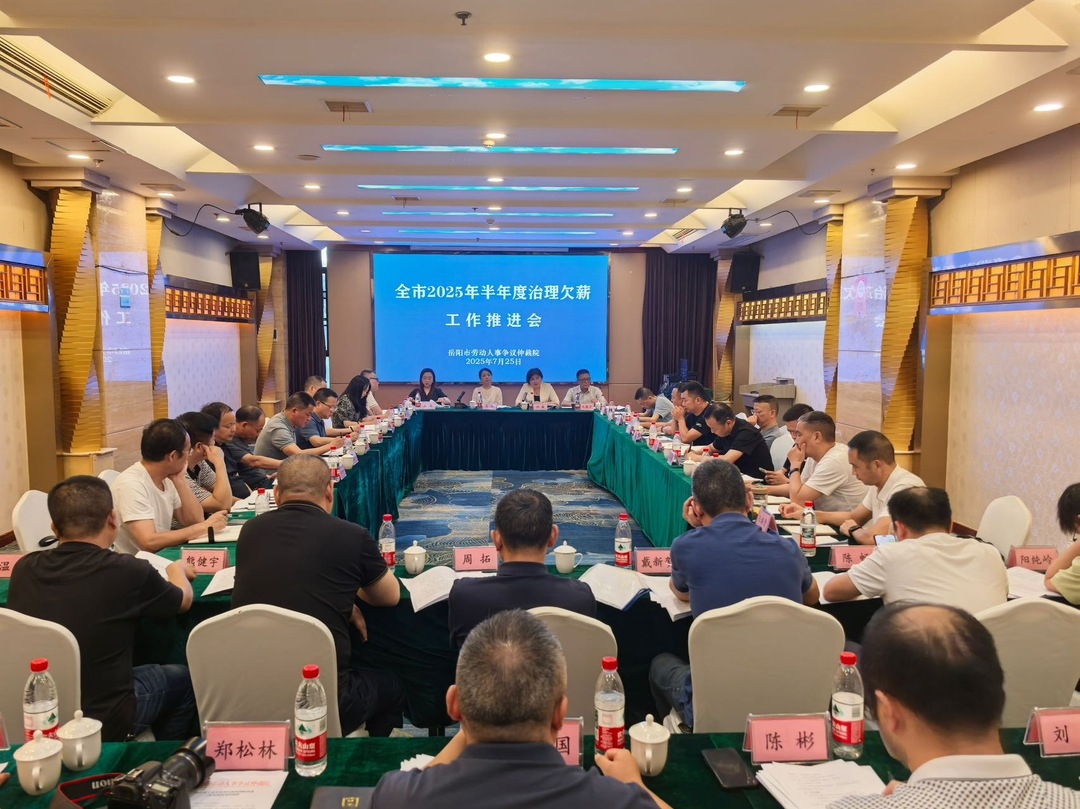壓實責(zé)任，強(qiáng)化聯(lián)動，岳陽市堅決治理欠薪“頑疾”