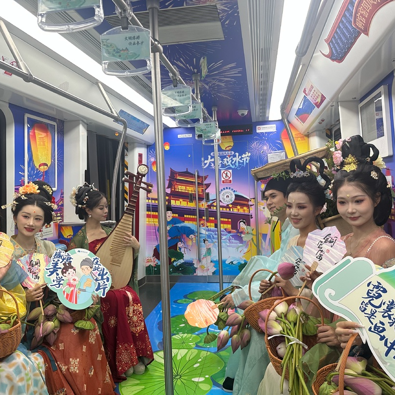 地铁驶入盛唐梦：铜官窑国风快闪唤醒千年长沙