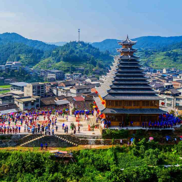 福地怀化·懂你如家 | 侗寨鼓楼庆典 民族交融的狂欢现场