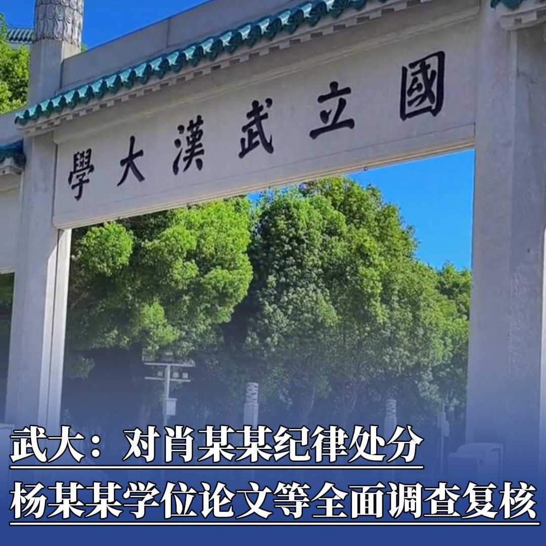 武汉大学回应图书馆事件：已组建工作专班，正在全面调查复核