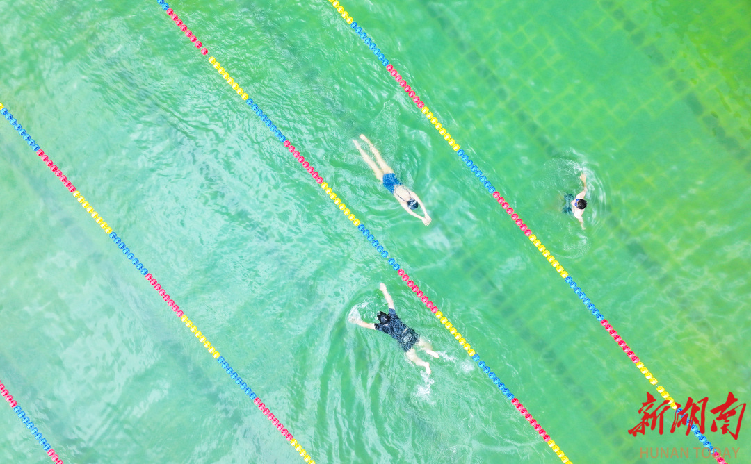 新田：灘涂變泳池 助力防溺水
