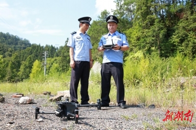 人機聯(lián)動巡防守護青山綠水