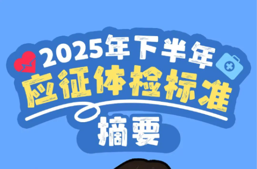 应征体检，就按这个标准→