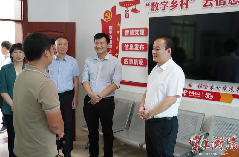 朱健赴常宁市新河镇督导防汛抗旱工作